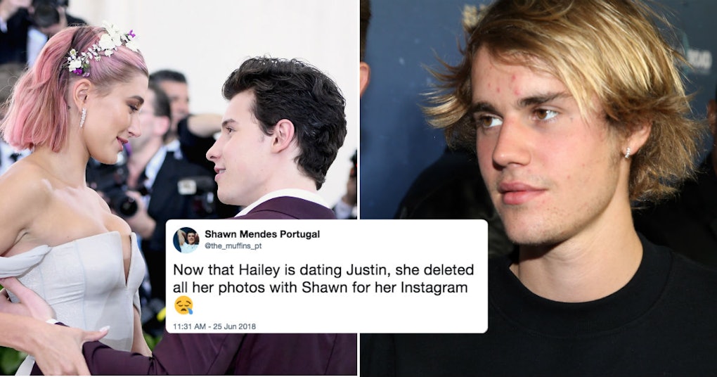 Hailey Baldwin Deleted Shawn Mendes Photos From Her