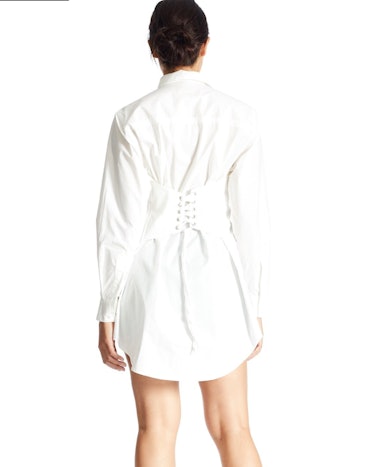 LACE BACK SHIRTDRESS