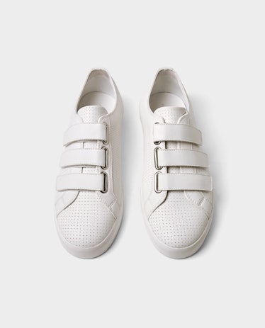 MICRO-PERFORATED SNEAKERS WITH STRAPS