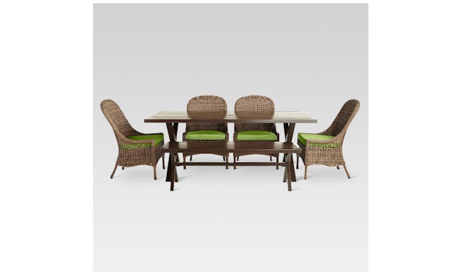 Mayhew All Weather Wicker Dining Set