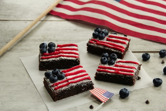 american flag brownies