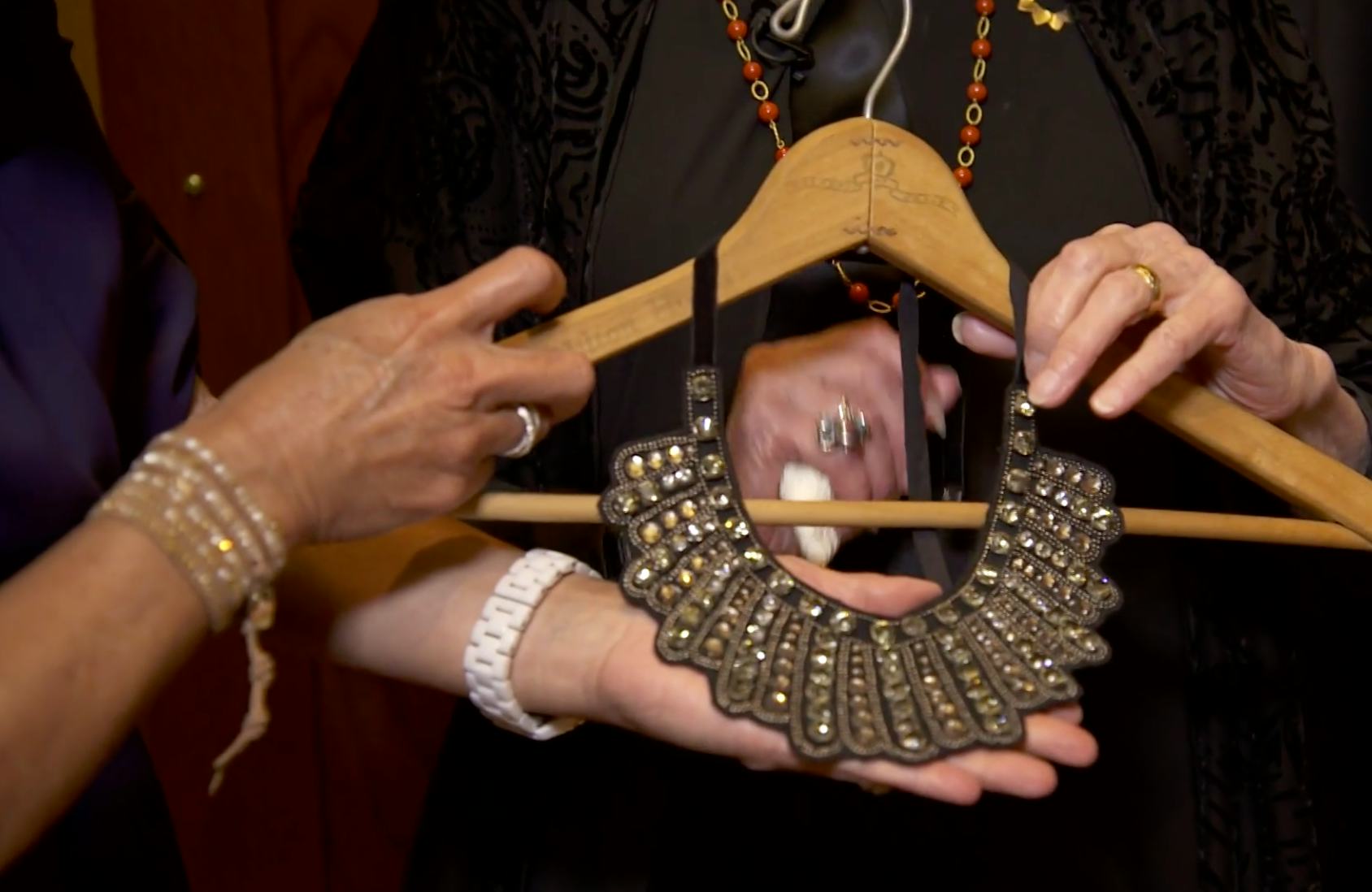 ruth bader ginsburg collar earrings