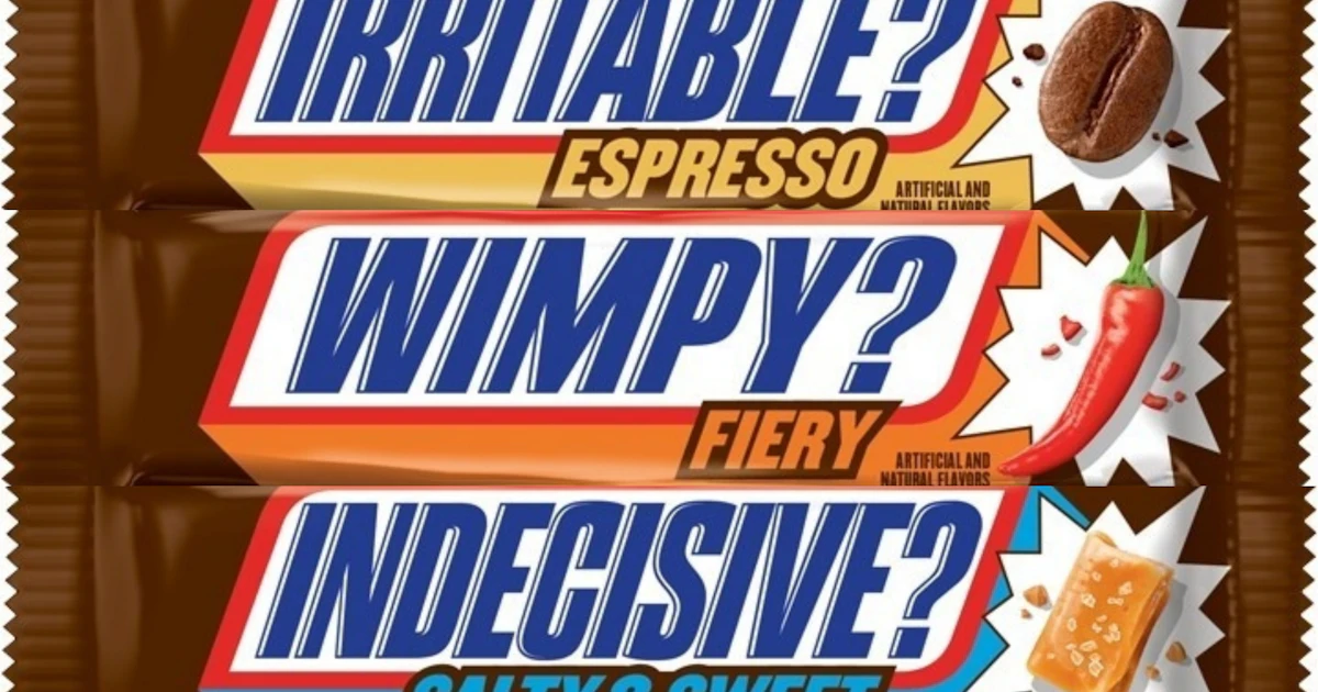 Snickers Firey Snickers Has Three New Flavors, Including Espresso, Fiery, And Salty ...
