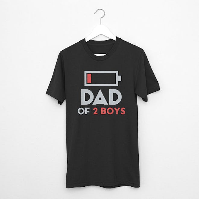 Dad Of Two Boys Tee