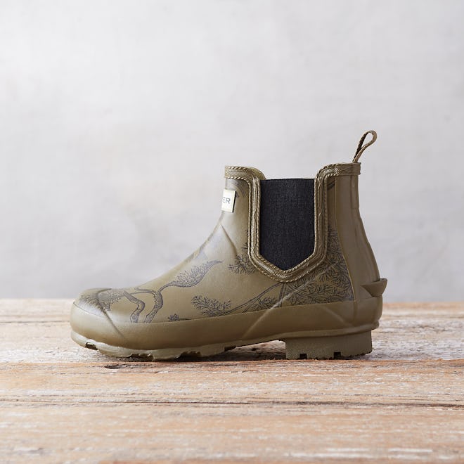 Hunter ‘Norris’ Printed Chelsea Boot