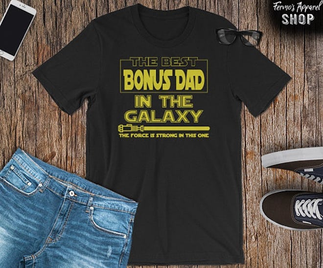 Best Bonus Dad in the Galaxy Men's T-Shirt
