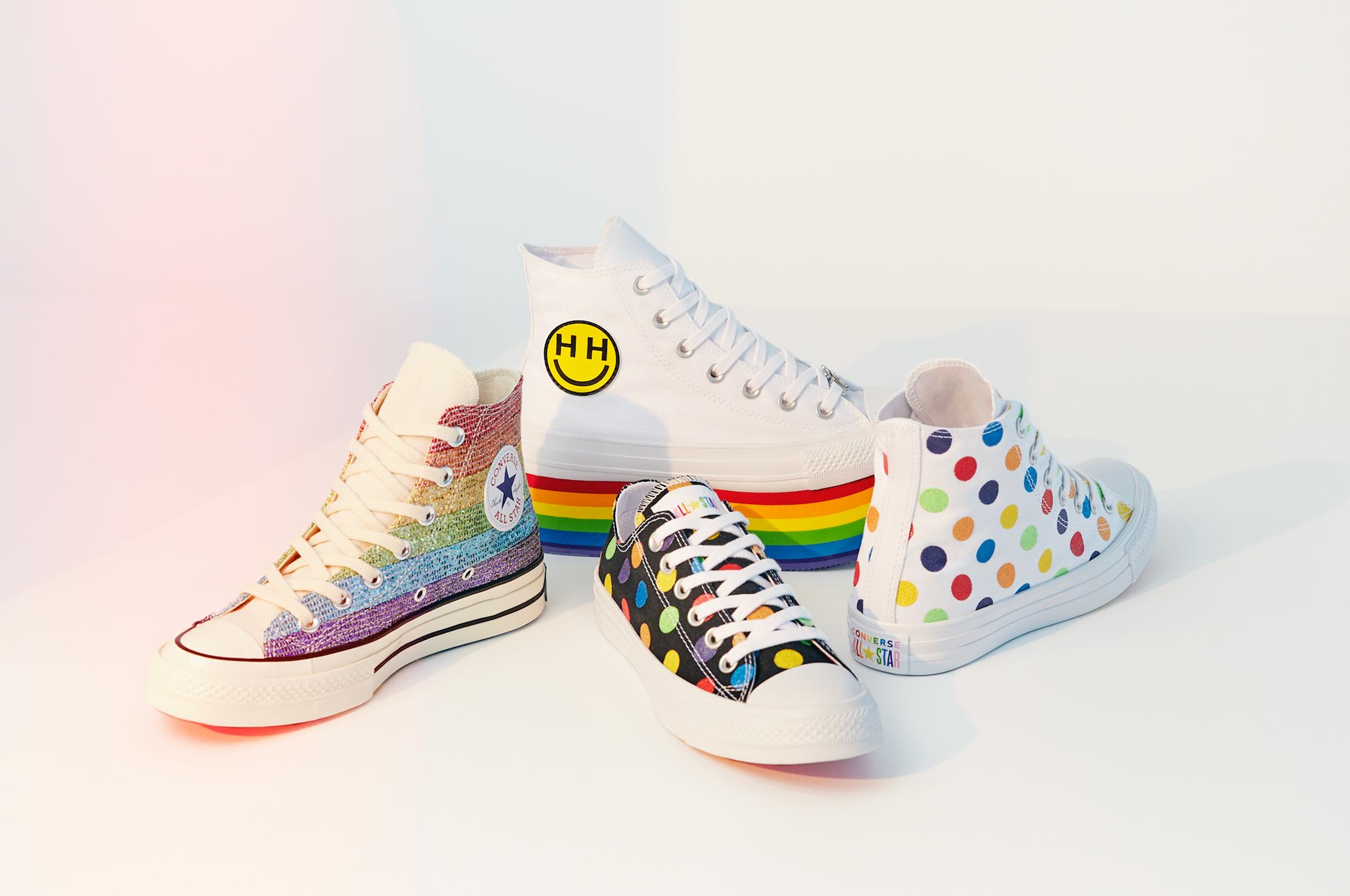 What s In The Miley Cyrus x Converse LGBTQ Pride Collection It s A Rainbow Of Awesome Shoes Beyond