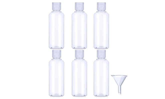 Hotop Transparent Plastic Travel Bottle Set
