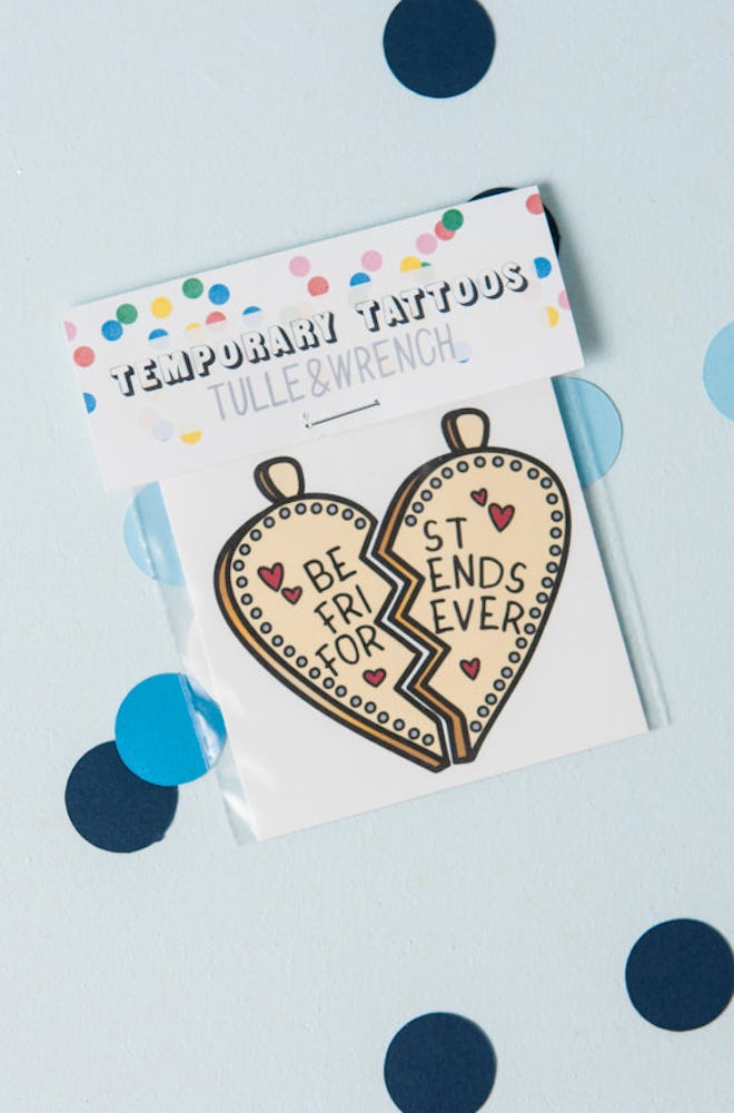 Mischief Maker Party Best Friends Forever Temporary Tattoo