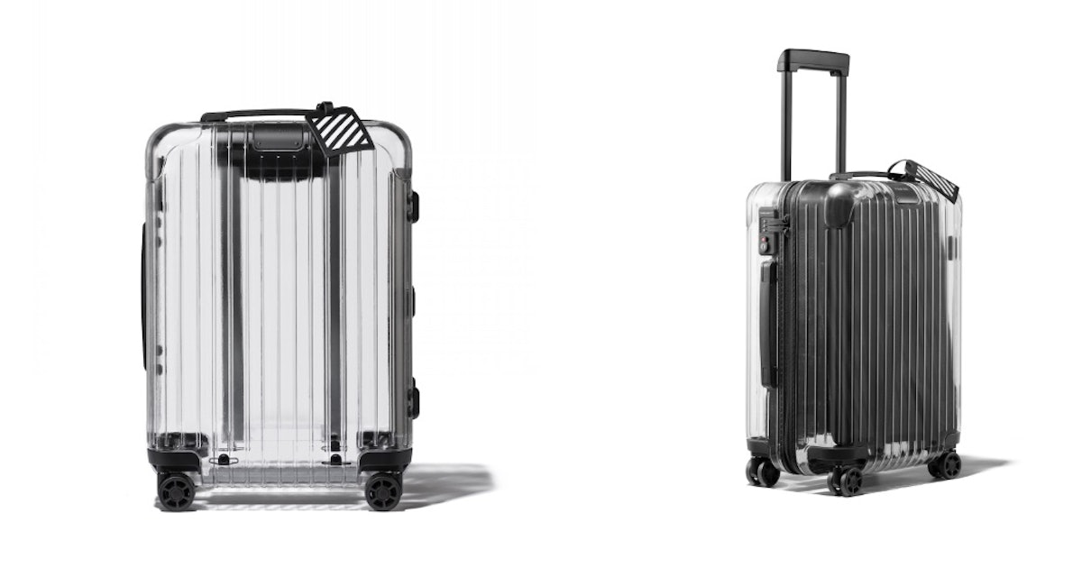 This Transparent Suitcase By Off-White x RIMOWA Is Clearly TSA-Friendly