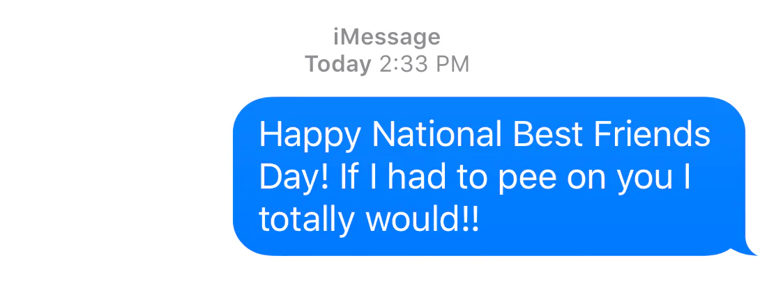 11 Funny Text Messages To Send Your Best Friends On National Best ...