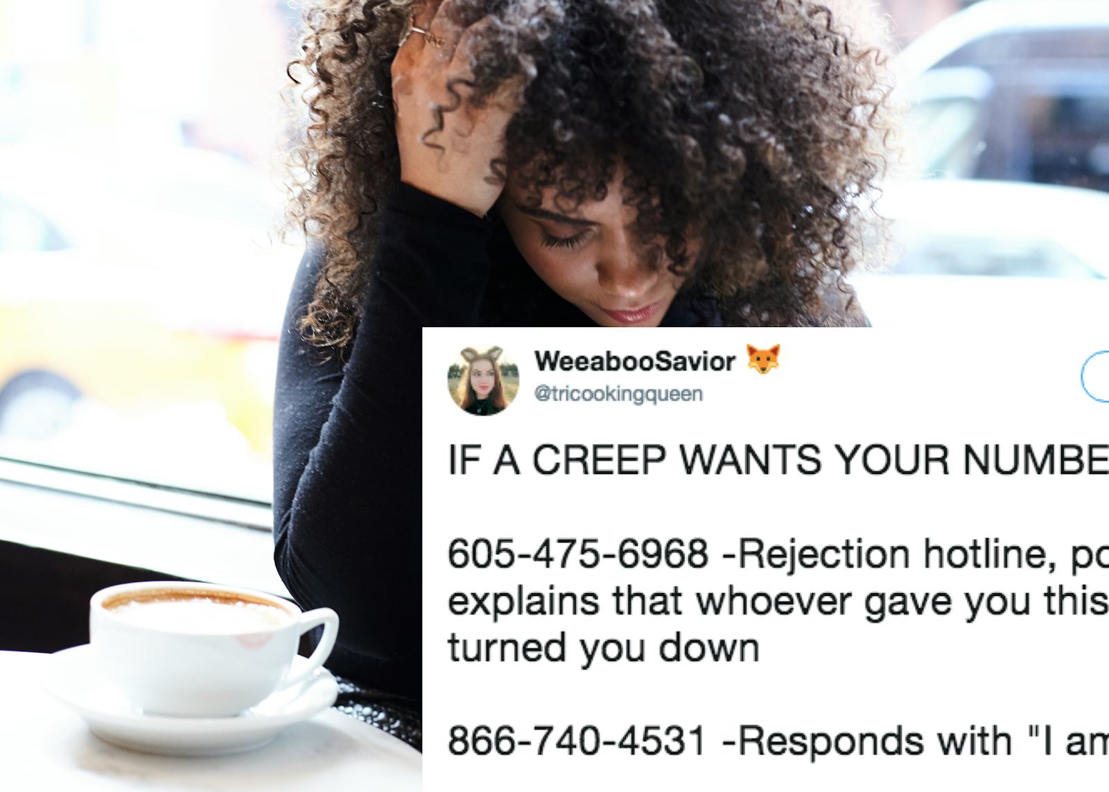This Viral Tweet About Rejection Hotlines To Give Creeps Will Make You ...