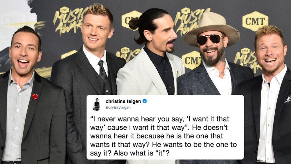 Backstreet Boys I Want It That Way Lyrics Youtube