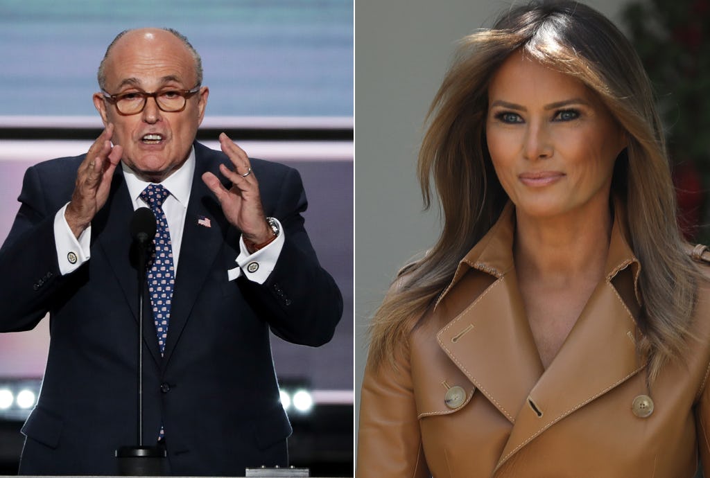 Melania Trump's Spokeswoman Responds To Rudy Giuliani's Stormy Daniels ...