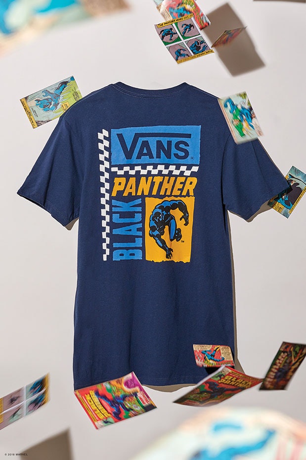 vans black panther t shirt