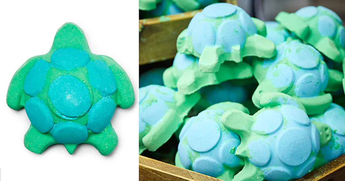 Turtle Shell Bomb This Lush Turtle Bath Bomb Is Raising Awareness About World Oceans Day ...