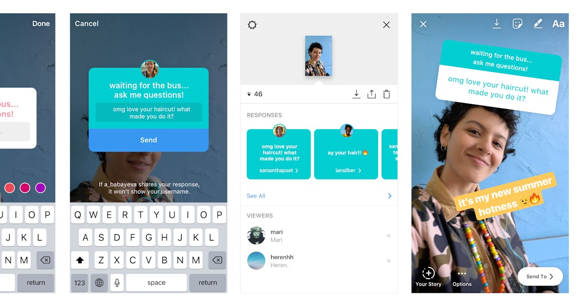 Download How To Share Question Sticker Responses On Instagram Stories
