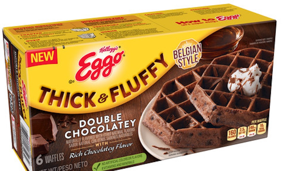 Image result for thick and fluffy eggos double chocolate