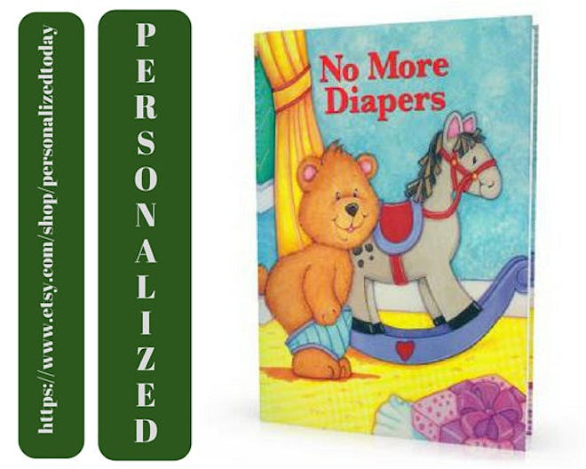 No More Diapers Customized Child's Name Potty Training Book