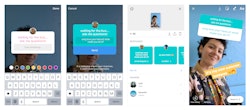 Screenshots showing how to see responses to your Instagram Question sticker.