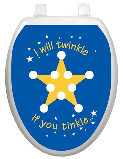 Toilet Training Twinkle Star Toilet Seat Decal