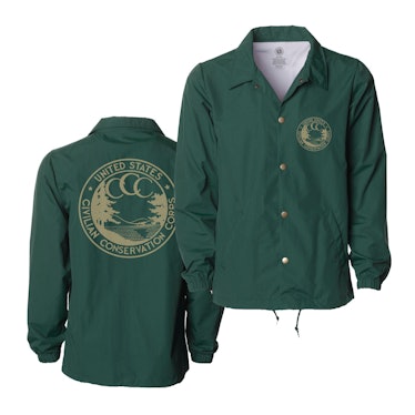 Conservation Corps Vintage Logo Coaches Jacket