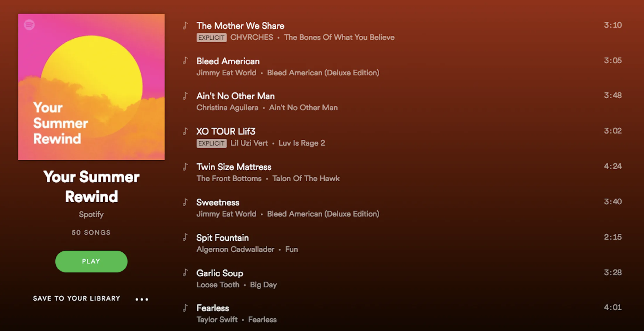 Summer Spotify Rnb Spotify's