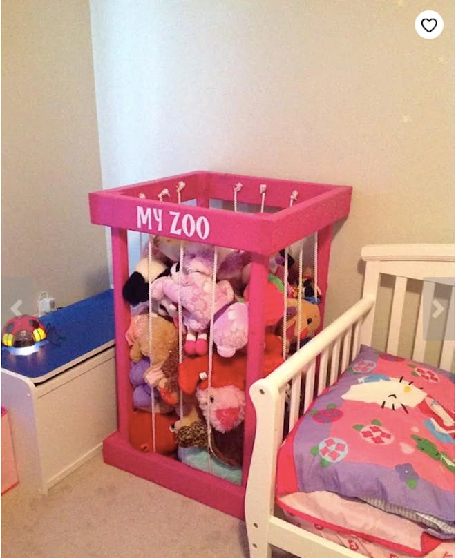 Stuffed Animal Zoo Toy Storage
