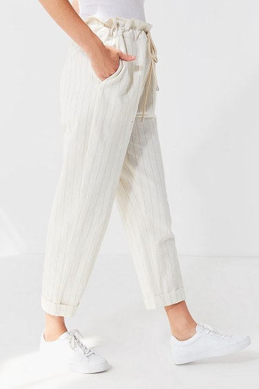 UO Eve Paperbag Striped Pant