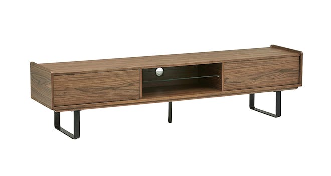 Rivet Industrial Metal Leg TV Media Console