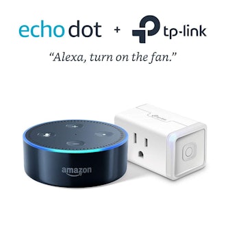 Amazon Echo Dot + Smart Plug — 50% Off