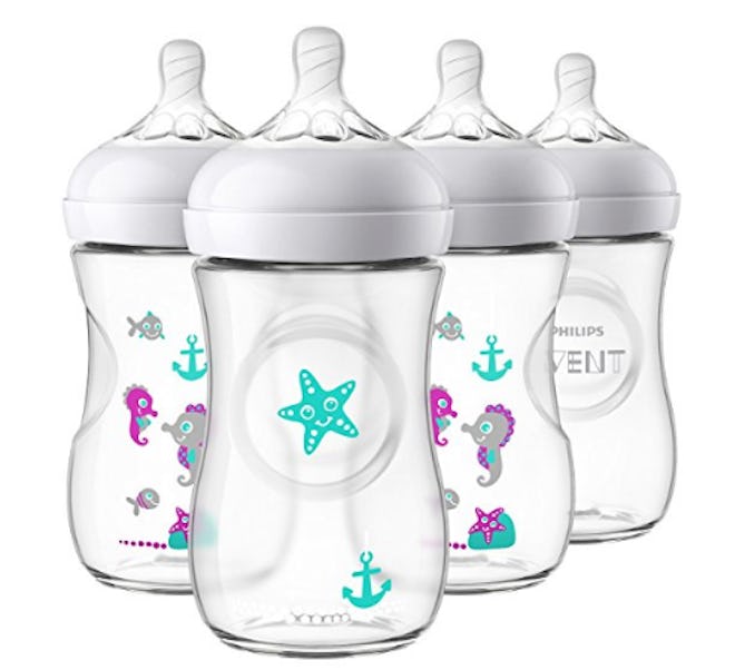 Philips Avent Natural Baby Bottle with Seahorse Design