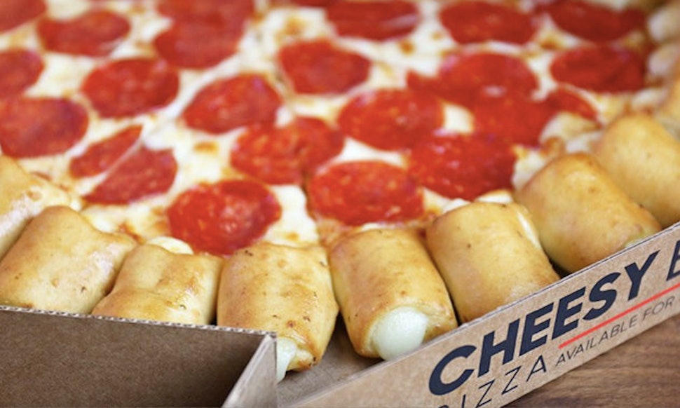 Pizza Hut's Cheesy Bites Pizza Is Back For A Limited Time & It Looks As