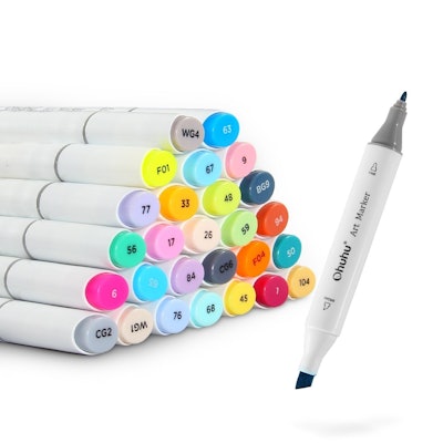 Ohuhu 80 Colors Dual Tips Permanent Markers