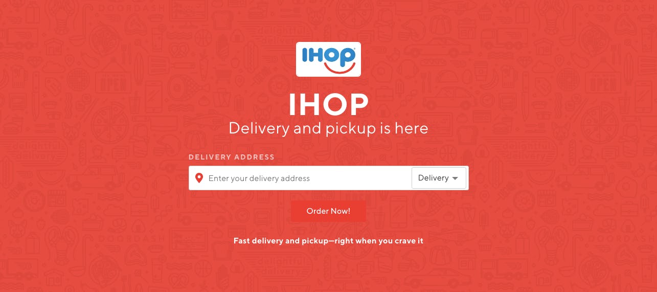 Ihop Delivery Through Doordash Will Bring Menu Items From Over 300 Location Straight To Customers Doors