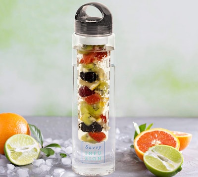 Savvy Infusion 32-Ounce Fruit Infuser Bottle 
