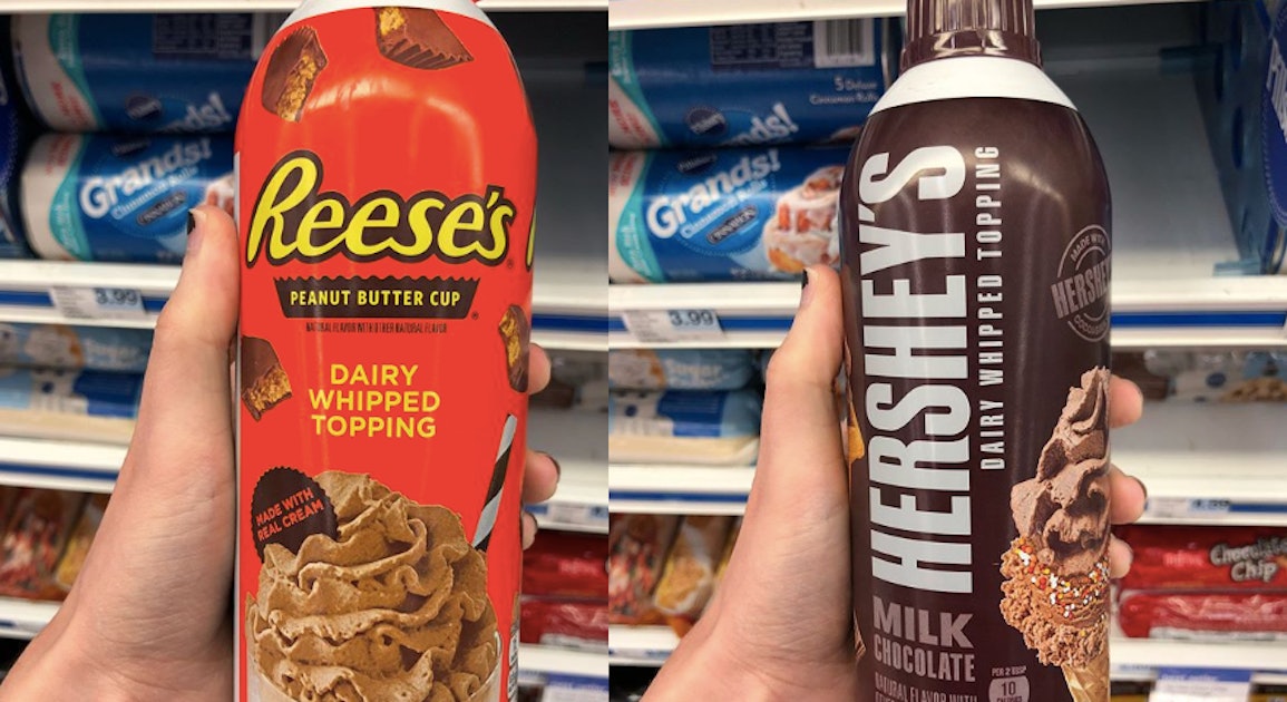 Reese's Peanut Butter Cup and Hershey's Whipped Toppings Shake Up Dessert