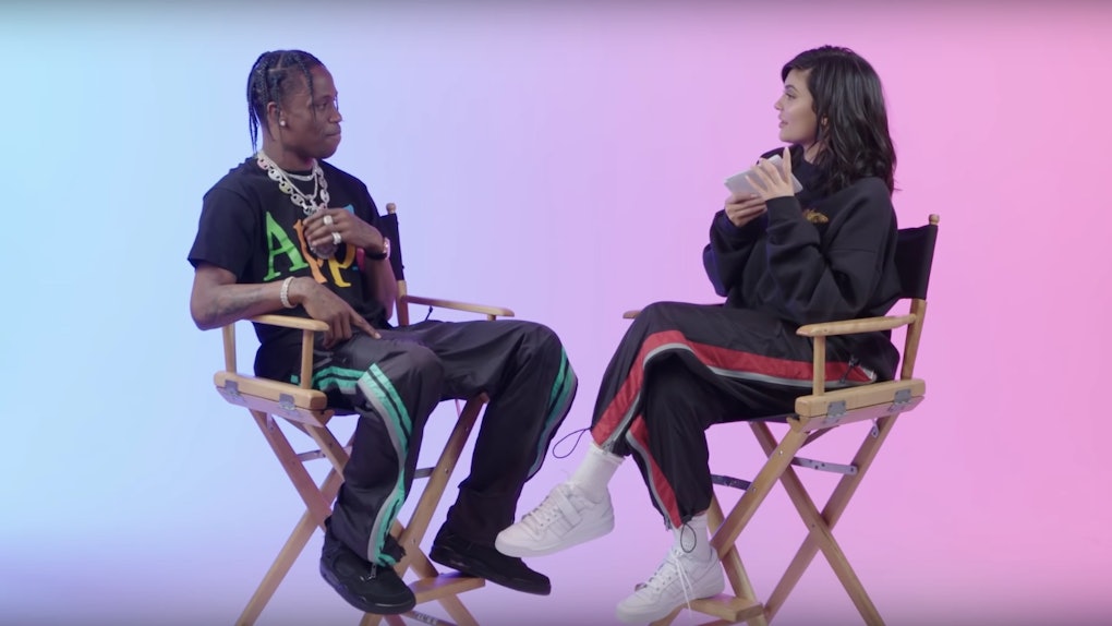 Kylie Jenner Travis Scotts Body Language In Their Gq Interview