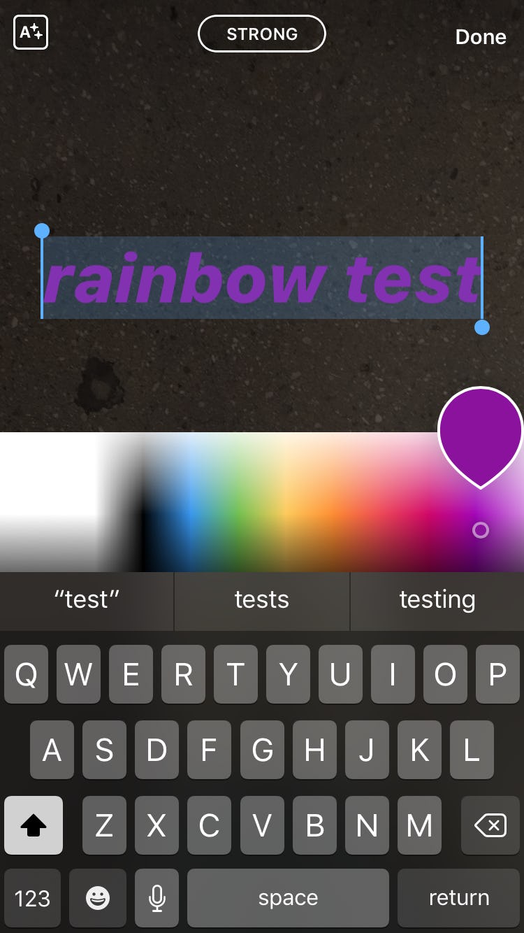 How To Write In Rainbow Text On Instagram Stories Live Your Most