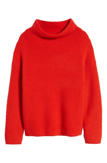 Trouvé Rib Funnel Neck Sweater