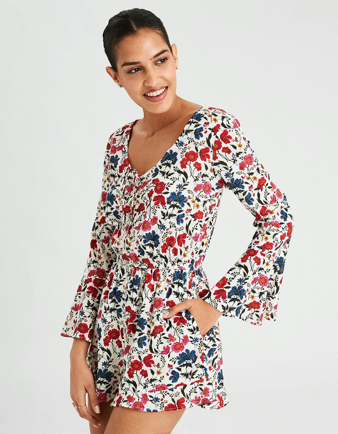 american eagle romper dress