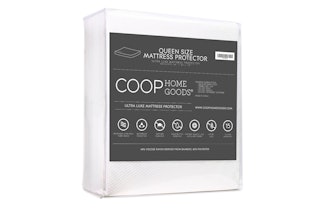 This Coop option is one of the best cooling mattress protectors made with bamboo.