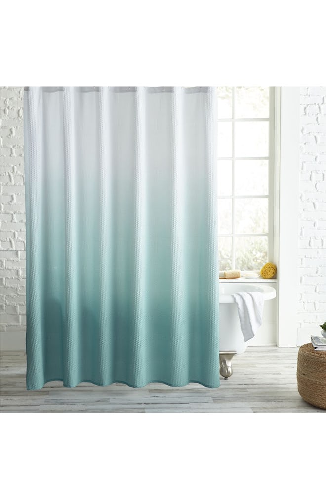 Peri Home Ombré Microsculpt Shower Curtain