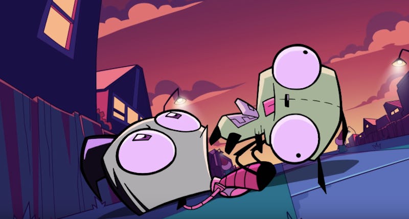 A shot from the 'Invader Zim' cartoon