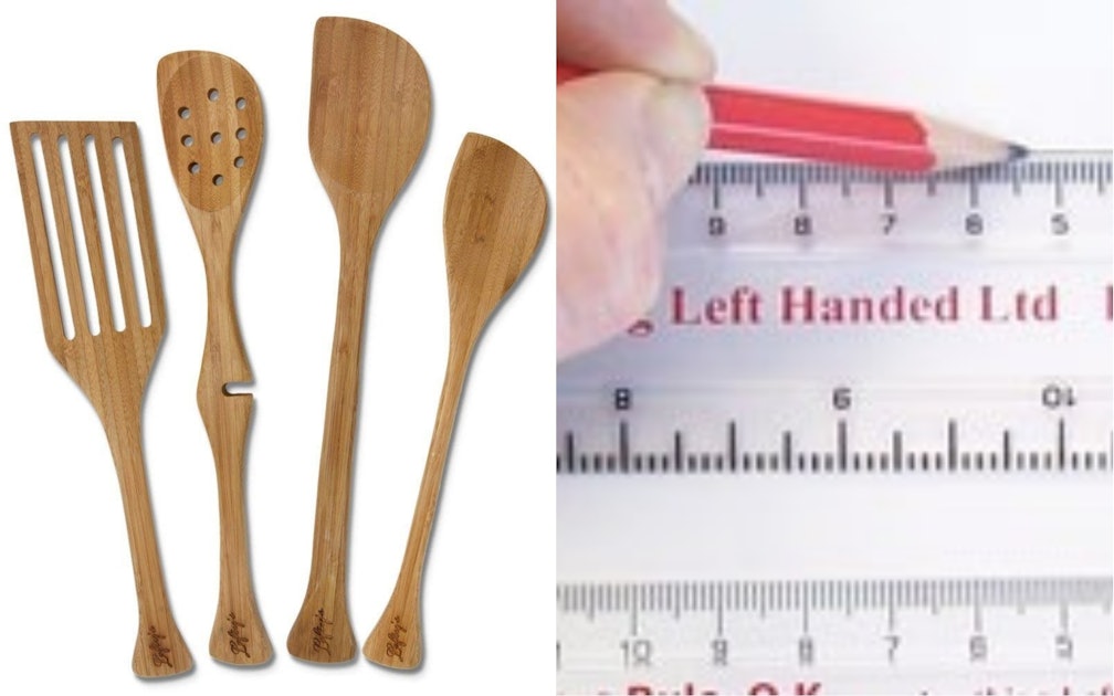 Left-Handed Orange Handled Can Opener from Lefty's the Left Ha