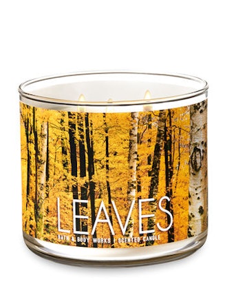 Leaves Candle