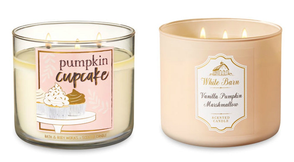 fall scented candles