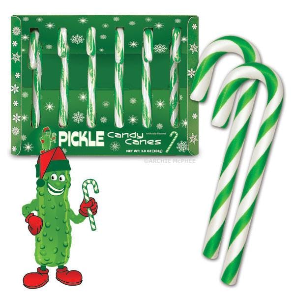 PickleFlavored Candy Canes Exist & You Can Buy Them In 6Packs On Amazon