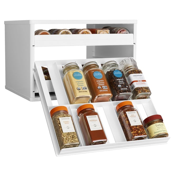 YouCopia Chef's Edition SpiceStack 30-Bottle Spice Organizer with Universal Drawers