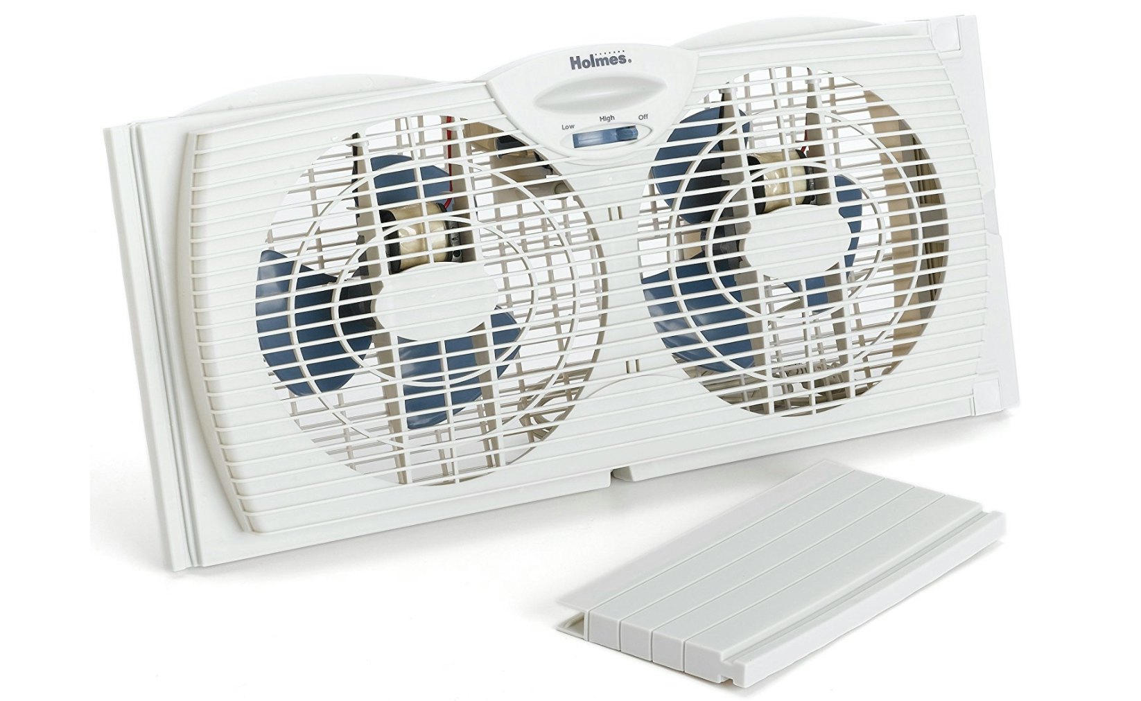 White Bionaire Bw2300 N Twin Reversible Airflow Window Fan With Remote Control 2 Blades Heating